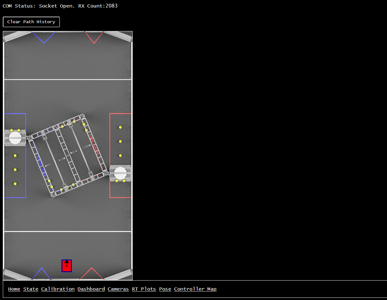 Robot Field Pose Dashboard